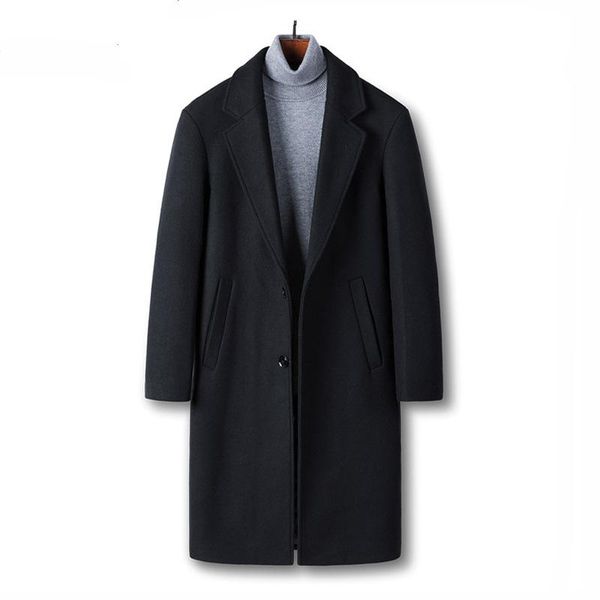 men's trench coats wool coat winter version of the korean casual medium-length jacket slim solid color suit windbreaker man, Tan;black
men's trench coats wool coat winter version of the korean casual medium-length jacket slim solid color suit windbreaker man, Tan;black