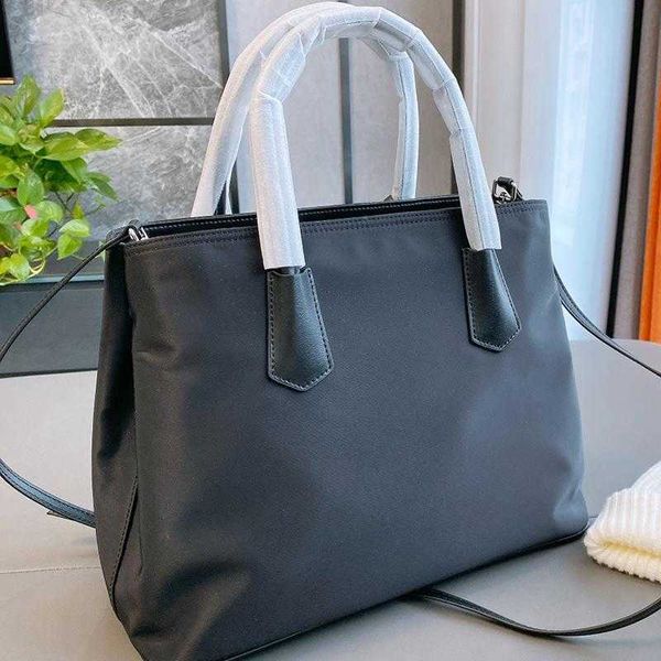 a-shopping bags totes fashion nylon cloth with leather handbags shoulder bag classic black stain resistant but when large
a-shopping bags totes fashion nylon cloth with leather handbags shoulder bag classic black stain resistant but when large