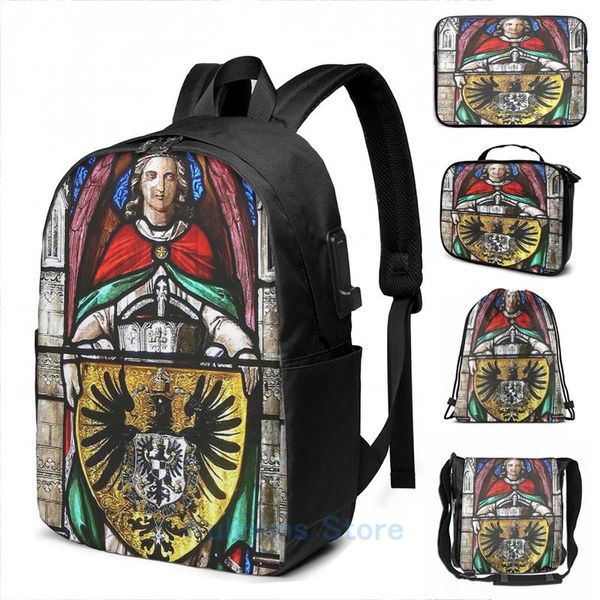backpack funny graphic print stained glass homage to kaiser wilhelm usb charge men school bags women bag travel laptop
backpack funny graphic print stained glass homage to kaiser wilhelm usb charge men school bags women bag travel laptop