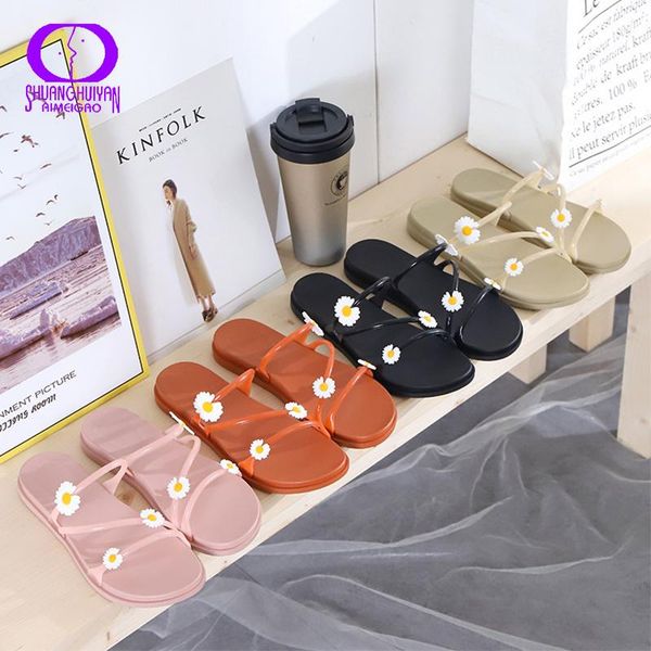 slippers aimeigao summer casual daisy beach women 2021 outside low heels floral sandals shoes female pu platform slides ladies, Black
slippers aimeigao summer casual daisy beach women 2021 outside low heels floral sandals shoes female pu platform slides ladies, Black