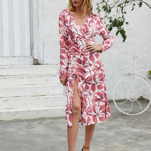 casual dresses pdfmily 2021 autumn women print dress long sleeve v-neck slit a line midi loose elegant ladies floral design vestido, Black;gray
casual dresses pdfmily 2021 autumn women print dress long sleeve v-neck slit a line midi loose elegant ladies floral design vestido, Black;gray