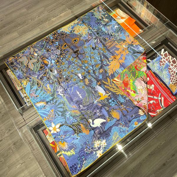 scarves sigishir high-end designer luxury hair scarf handkerchief silk square women foulard 90*90cm bandanna female print hijab, Blue;gray
scarves sigishir high-end designer luxury hair scarf handkerchief silk square women foulard 90*90cm bandanna female print hijab, Blue;gray