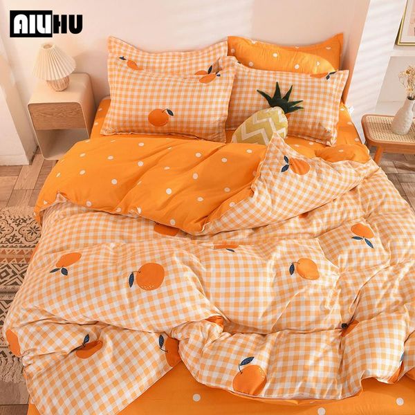 bedding sets orange set printed bed linen sheet plaid duvet cover 240x220 single double king quilt beds bedclothes
bedding sets orange set printed bed linen sheet plaid duvet cover 240x220 single double king quilt beds bedclothes