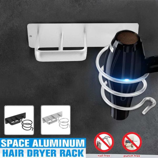 bathroom shelves aluminum hairdryer straightener holder set wall mounted hair dryer rack organizer shelf for washroom supplies
bathroom shelves aluminum hairdryer straightener holder set wall mounted hair dryer rack organizer shelf for washroom supplies