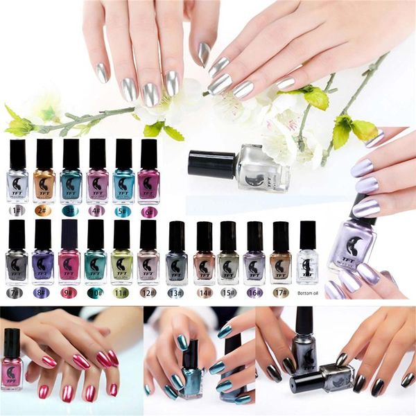 nail polish tft metallic stainless steel mirror silver 17 colors 6ml esmalte semipermanente vernis ongle normal
nail polish tft metallic stainless steel mirror silver 17 colors 6ml esmalte semipermanente vernis ongle normal