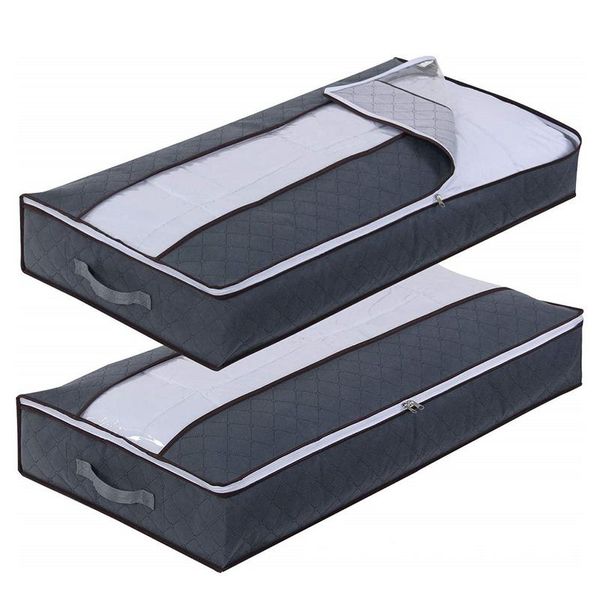 clothing & wardrobe storage underbed bags 75l foldable flat quilt clothes organizers with window handle dual zipper for blanket sweater din8
clothing & wardrobe storage underbed bags 75l foldable flat quilt clothes organizers with window handle dual zipper for blanket sweater din8