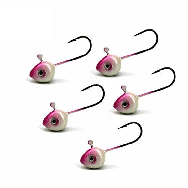fishing hooks 0.5g 1g 2g 3g 4g 5g jig heads hook 5pcs/lots pink color with eyes lead fishhooks for jigging
fishing hooks 0.5g 1g 2g 3g 4g 5g jig heads hook 5pcs/lots pink color with eyes lead fishhooks for jigging