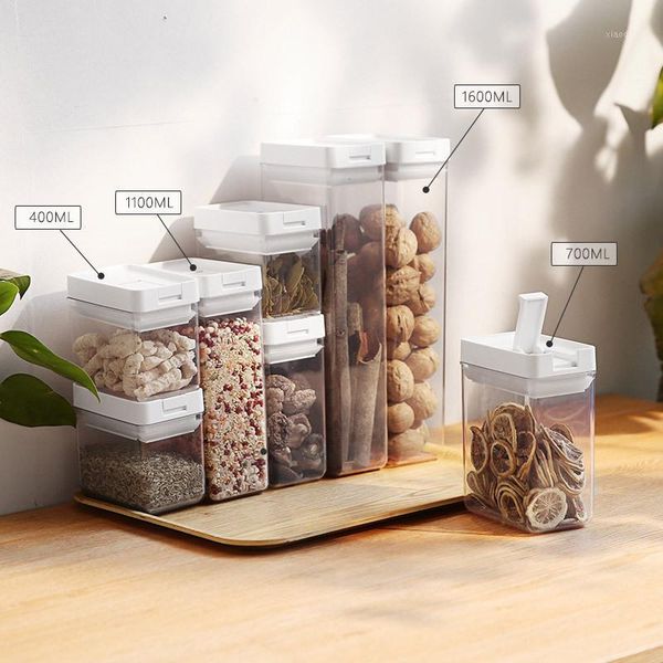storage bottles & jars kitchen box bean grain spice container moisture-proof sealed refrigerator organizer dried grains tank
storage bottles & jars kitchen box bean grain spice container moisture-proof sealed refrigerator organizer dried grains tank
