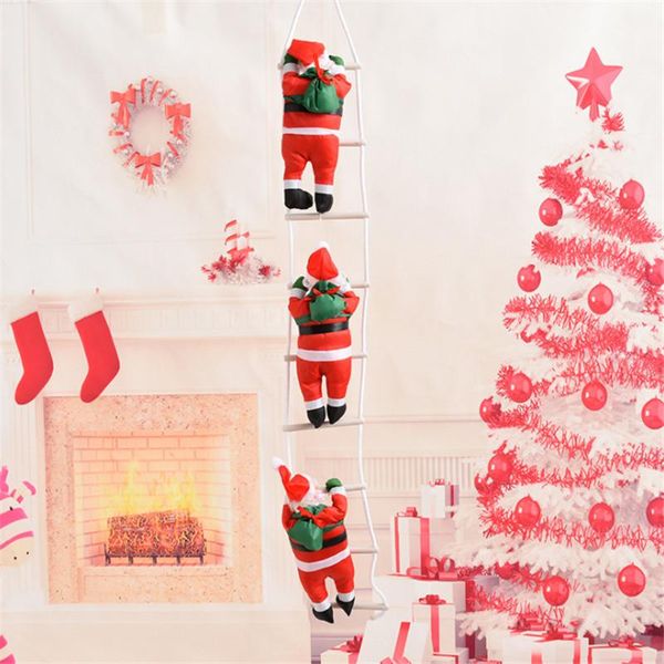 christmas decorations 2021 25cm/30cm creative climbing ladder santa claus doll ornaments for home xmas tree pendant navidad
christmas decorations 2021 25cm/30cm creative climbing ladder santa claus doll ornaments for home xmas tree pendant navidad