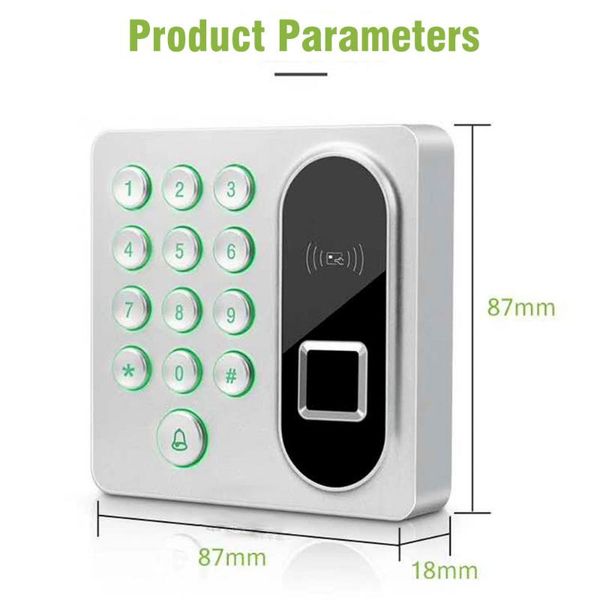 fingerprint access control biometric system 125khz reader rfid door lock keypad card 200 user
fingerprint access control biometric system 125khz reader rfid door lock keypad card 200 user