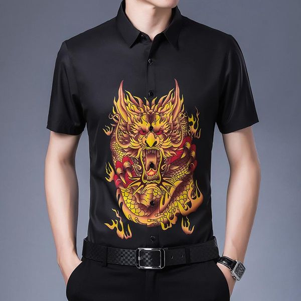 creative dragon digital printing streetwear short sleeve shirt summer quality soft comfortable boutique icy men -xxxl men's casual shi, White;black
creative dragon digital printing streetwear short sleeve shirt summer quality soft comfortable boutique icy men -xxxl men's casual shi, White;black