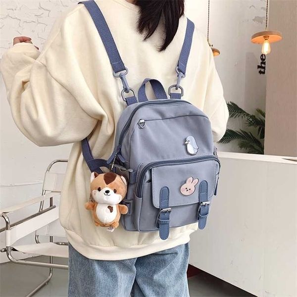 fashion backpack women kawaii shoulder bag for teenage girls multi-function small bagpack ladies travle school backpacks 211215
fashion backpack women kawaii shoulder bag for teenage girls multi-function small bagpack ladies travle school backpacks 211215
