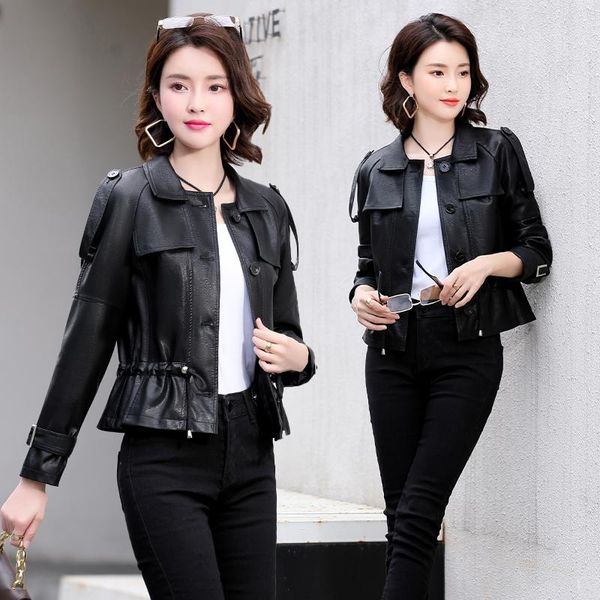 women's leather & faux early autumn 2021 fashionable simple elegant waist slimming casual all-match fashion hooded coat gothic black ja
women's leather & faux early autumn 2021 fashionable simple elegant waist slimming casual all-match fashion hooded coat gothic black ja