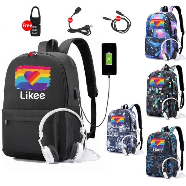 backpack likee usb anti-theft lapdj canvas waterproof for men student school teenagers girls boys bookbag
backpack likee usb anti-theft lapdj canvas waterproof for men student school teenagers girls boys bookbag