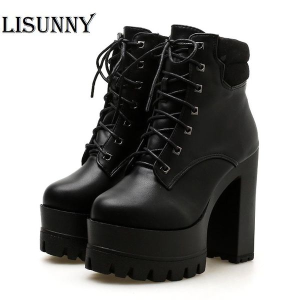 boots 2021 women lace up high-heeled ankle high heels soft leather comfortable footwear female for prom party discount, Black
boots 2021 women lace up high-heeled ankle high heels soft leather comfortable footwear female for prom party discount, Black