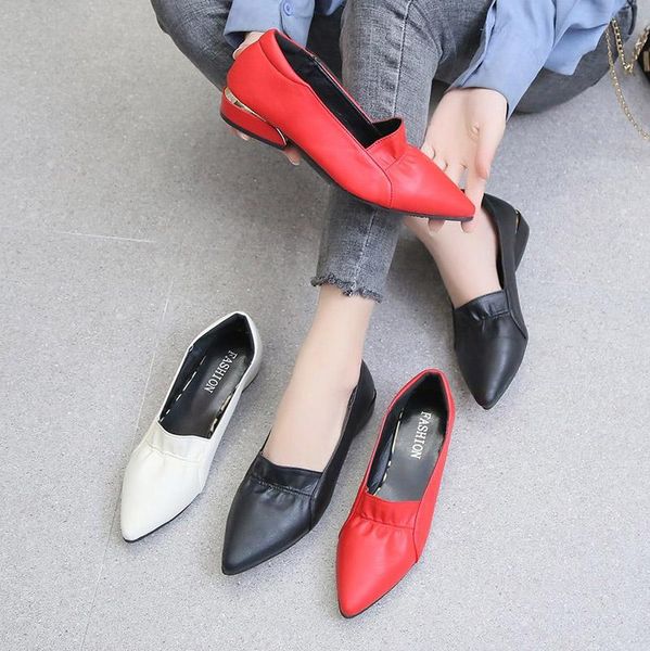 dress shoes plus size 35-43 ol office lady low heels boat pointed toe slip on white black red zapatos mujer 8089c
dress shoes plus size 35-43 ol office lady low heels boat pointed toe slip on white black red zapatos mujer 8089c