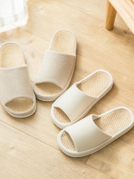 summer breathable women home slippers four seasons eva for and men floor cotton flax, Black
summer breathable women home slippers four seasons eva for and men floor cotton flax, Black