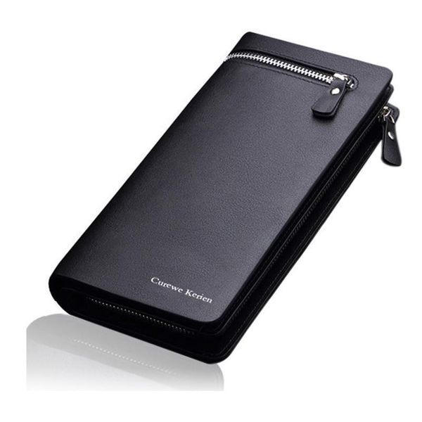 bifold men wallet brand famous mens leather long clutch male money purse id card holder carteira masculina, Red;black
bifold men wallet brand famous mens leather long clutch male money purse id card holder carteira masculina, Red;black