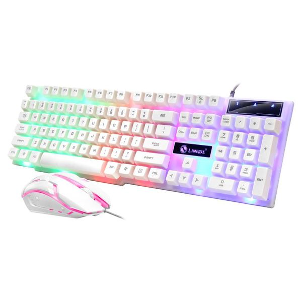 keyboard mouse combos gaming usb wired rainbow colorful led backlit and set kit for home office gamer
keyboard mouse combos gaming usb wired rainbow colorful led backlit and set kit for home office gamer