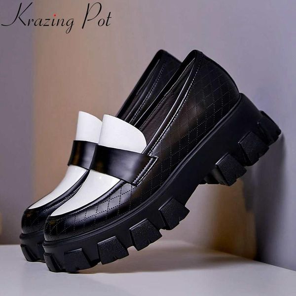 dress shoes krazing pot 2021 summer arrival natural leather round toe mixed colors high heels deep mouth slip on basic women pumps l7f1, Black
dress shoes krazing pot 2021 summer arrival natural leather round toe mixed colors high heels deep mouth slip on basic women pumps l7f1, Black