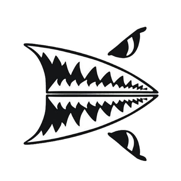 28*14cm car styling mini shark tooth shark body decal stickers car stickers black/silver
28*14cm car styling mini shark tooth shark body decal stickers car stickers black/silver