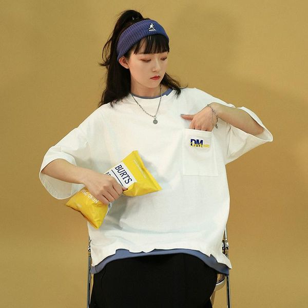 women's t-shirt legible 2021 short sleeve women tee shirt loose oversize t casual o-neck hipster tshirt, White
women's t-shirt legible 2021 short sleeve women tee shirt loose oversize t casual o-neck hipster tshirt, White