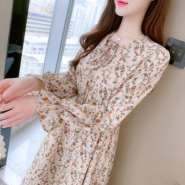 casual dresses floral long sleeved midi korean fashion kawaii women's elegant autumn for women 2021 female clothing sukienka, Black;gray
casual dresses floral long sleeved midi korean fashion kawaii women's elegant autumn for women 2021 female clothing sukienka, Black;gray
