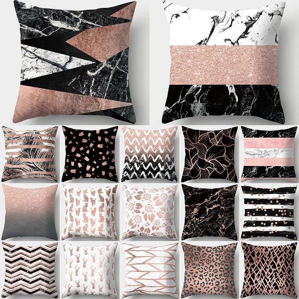 cushion/decorative pillow marble geometric rose golden decorative pillowcase polyester cushion cover throw sofa decoration pillowcover
cushion/decorative pillow marble geometric rose golden decorative pillowcase polyester cushion cover throw sofa decoration pillowcover