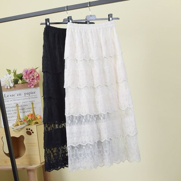 skirts fairy soft floral lace tiered maxi straight solid black/ivory cakee layered laced ankle long skirts
skirts fairy soft floral lace tiered maxi straight solid black/ivory cakee layered laced ankle long skirts