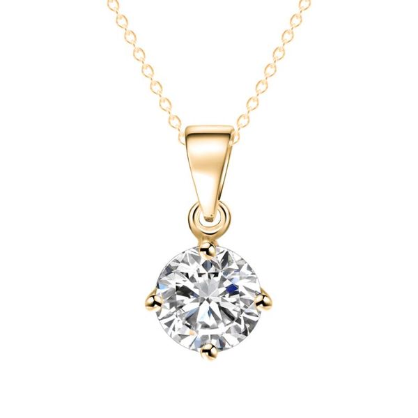 pendant necklaces simple fashion jewelry gold color round shape cz cubic zirconia necklace for women wedding, Silver
pendant necklaces simple fashion jewelry gold color round shape cz cubic zirconia necklace for women wedding, Silver