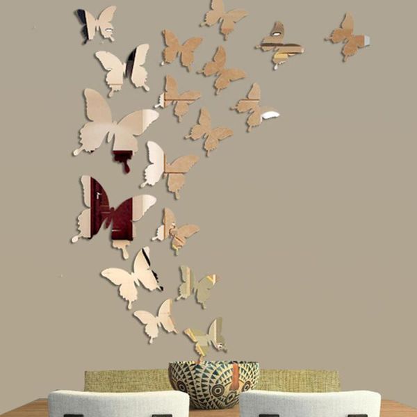wall stickers 12pcs 3d mirror butterfly creative butterflies with diamond home decor kids room decoration art decals
wall stickers 12pcs 3d mirror butterfly creative butterflies with diamond home decor kids room decoration art decals