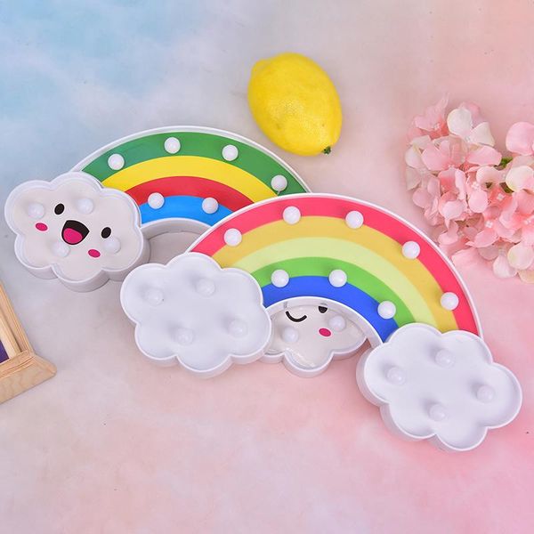 night lights light rainbow wall lamps decor party decorative led lamp