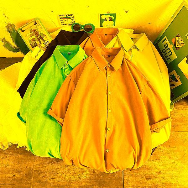men's casual shirts 2022 summer korean fashion blouses office lady harajuku short sleeve men and women loose oversize solid, White;black
men's casual shirts 2022 summer korean fashion blouses office lady harajuku short sleeve men and women loose oversize solid, White;black