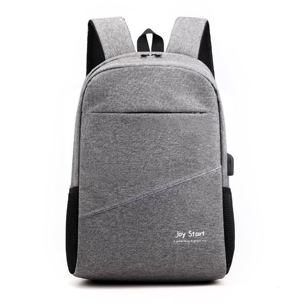 school bags men's backpack usb charging computer bag student