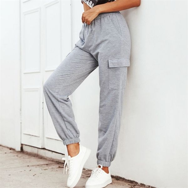 high waist casual pants women's pants trousers female sweat women elastic pocket sweat 210508, Black;white
high waist casual pants women's pants trousers female sweat women elastic pocket sweat 210508, Black;white