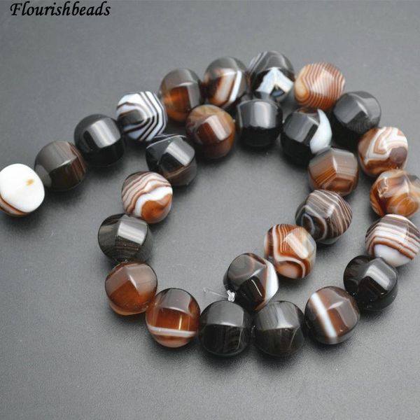 loose gemstones 10mm 14mm banded coffee color agate lantern shape stone beads, Black
loose gemstones 10mm 14mm banded coffee color agate lantern shape stone beads, Black