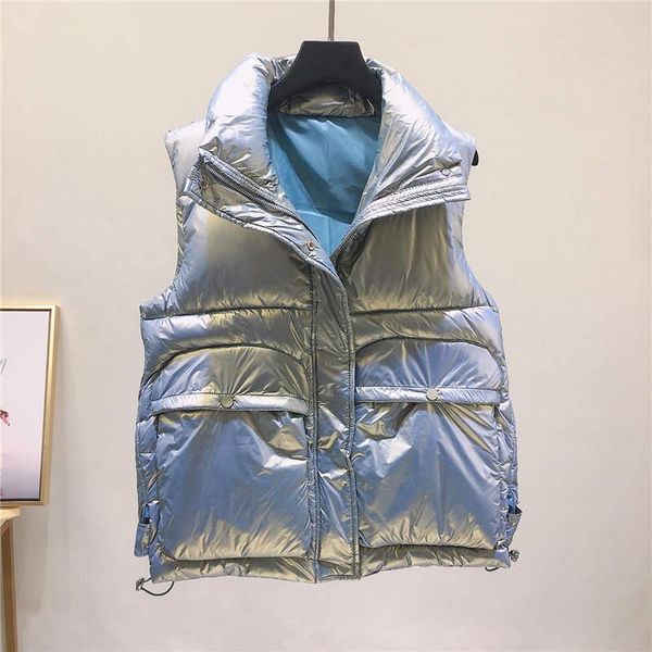 women's vests autumn winter vest coat women lightweight soft stand collar sleeveless waistcoat fashion casual down cotton outerwear c77, Black;white
women's vests autumn winter vest coat women lightweight soft stand collar sleeveless waistcoat fashion casual down cotton outerwear c77, Black;white