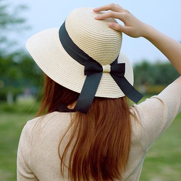 wide brim hats sunscreen straw hat summer ladies streamer bowknot fisherman beach vacation sunhat fashion all-match lxh, Blue;gray
wide brim hats sunscreen straw hat summer ladies streamer bowknot fisherman beach vacation sunhat fashion all-match lxh, Blue;gray
