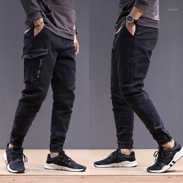 fashion skinny jeans men clothes mens stretch denim harem pants distressed freyed pocket loose trousers #b, Blue
fashion skinny jeans men clothes mens stretch denim harem pants distressed freyed pocket loose trousers #b, Blue