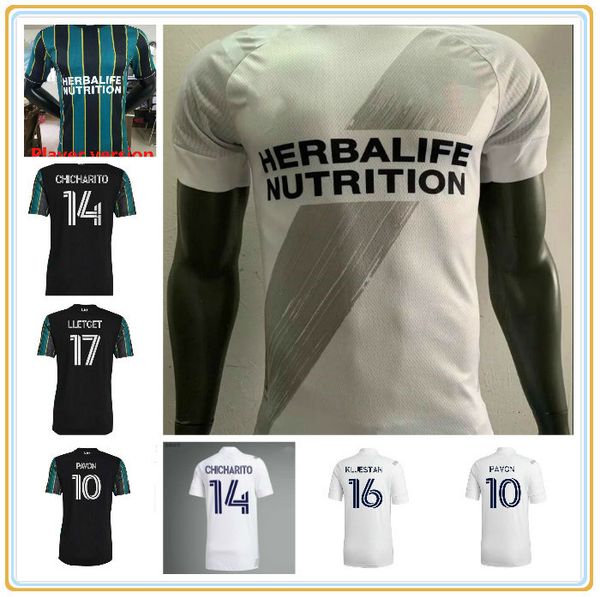 version 2021 player 2022 la galaxy soccer jerseys pavon chicharito j.dos santos lletget corona katai football shirts, Black
version 2021 player 2022 la galaxy soccer jerseys pavon chicharito j.dos santos lletget corona katai football shirts, Black