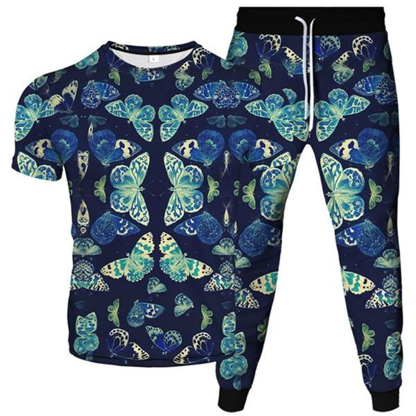 men's tracksuits men women fashion tracksuit gold blue animal butterful 3d printing clothes t-shirt+jogger pants 2pcs sets plus size s-, Gray
men's tracksuits men women fashion tracksuit gold blue animal butterful 3d printing clothes t-shirt+jogger pants 2pcs sets plus size s-, Gray