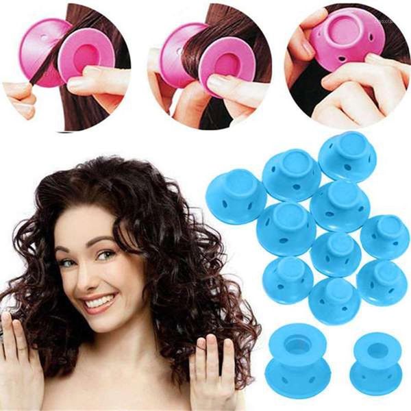 10pcs/set soft rubber magic hair care rollers silicone curler no heat styling tool blue1, Black
10pcs/set soft rubber magic hair care rollers silicone curler no heat styling tool blue1, Black