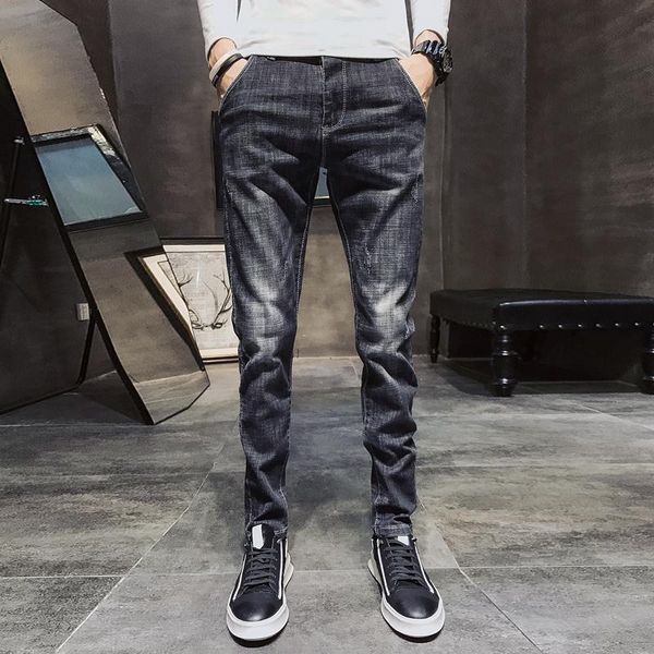 spring black classic fashion designer skinny jeans autumn men mens casual stretch slim fit denim trousers men's, Blue
spring black classic fashion designer skinny jeans autumn men mens casual stretch slim fit denim trousers men's, Blue