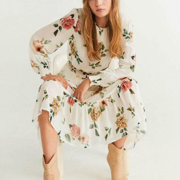 casual dresses dress female chiffon midi vestidos print flower long sleeve with sashes vintage tide collar ruffles hem femme vestido, Black;gray
casual dresses dress female chiffon midi vestidos print flower long sleeve with sashes vintage tide collar ruffles hem femme vestido, Black;gray