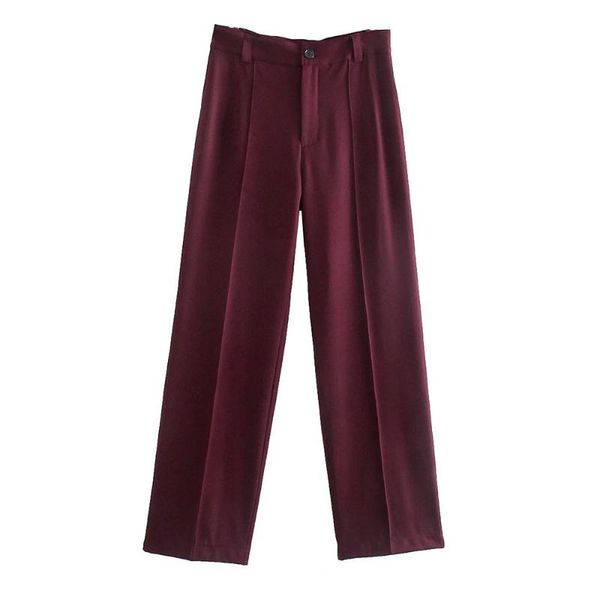 women's pants & capris za european and american spring autumn long all-match wide-leg casual solid color straight leg, Black;white
women's pants & capris za european and american spring autumn long all-match wide-leg casual solid color straight leg, Black;white
