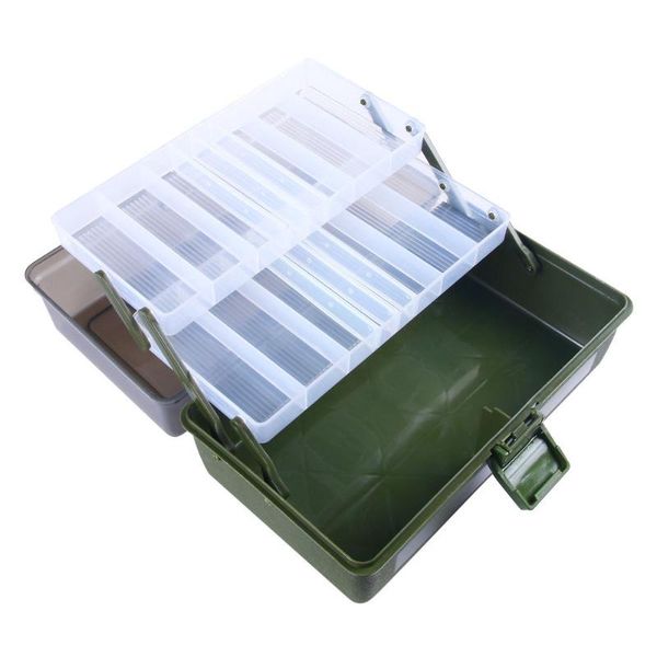 fishing box portable 3 layer tackle storage case for fish lures floats plastic accessories
fishing box portable 3 layer tackle storage case for fish lures floats plastic accessories