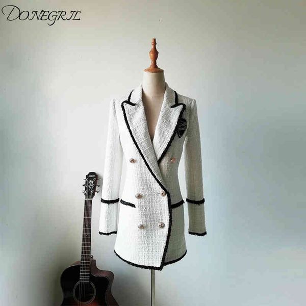 women's jackets autumn winter women jacket rhinestone badge double breasted tweed casual jacket black white color block coat bdj6, Black;brown
women's jackets autumn winter women jacket rhinestone badge double breasted tweed casual jacket black white color block coat bdj6, Black;brown
