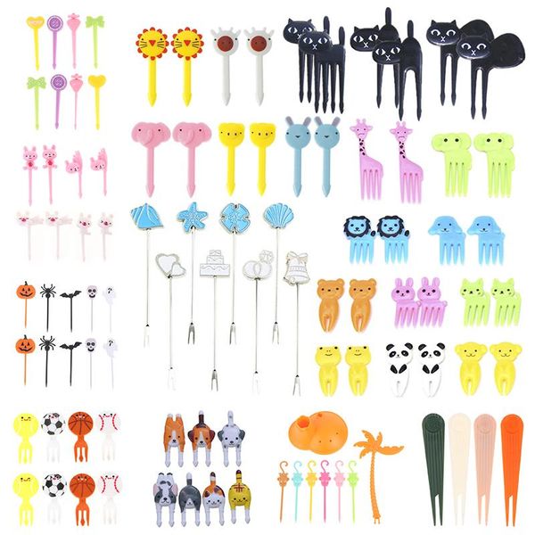 forks 6-100pcs mini animal farm cartoon picks children snack cake dessert fruit lunch bento accessories party decor
forks 6-100pcs mini animal farm cartoon picks children snack cake dessert fruit lunch bento accessories party decor