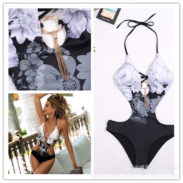 women's swimwear bikinis swimming trend bikini fashion open back cover belly show thin one-piece printing swimsuit for women owm2, White;black
women's swimwear bikinis swimming trend bikini fashion open back cover belly show thin one-piece printing swimsuit for women owm2, White;black