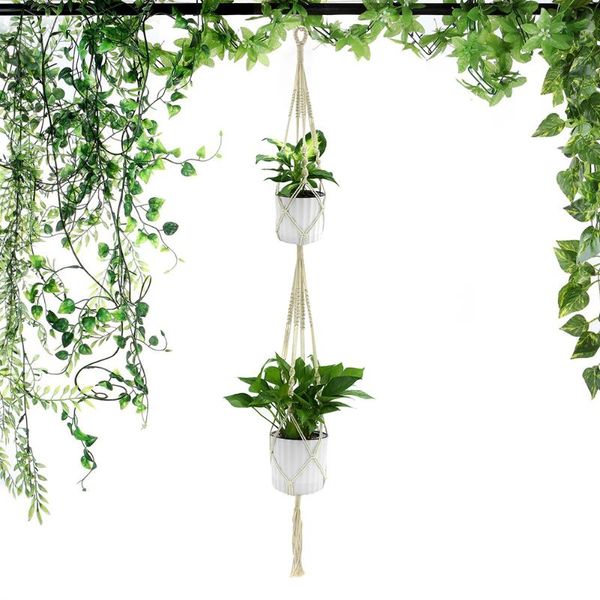 other garden supplies double handmade macrame layer tassel decoration countyard vintage plant hanger garde flowerpot holder basket
other garden supplies double handmade macrame layer tassel decoration countyard vintage plant hanger garde flowerpot holder basket